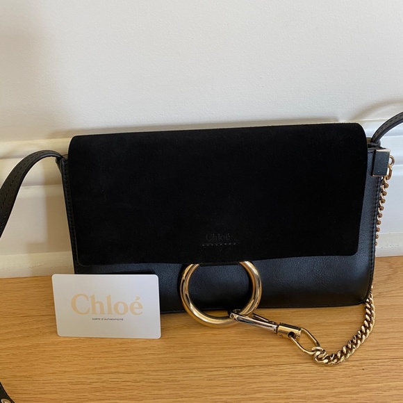 Chloe Small Faye Bag - Black - Picture 2 of 4